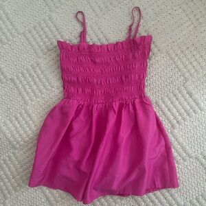 Pink Romper Dress Fashion Nova